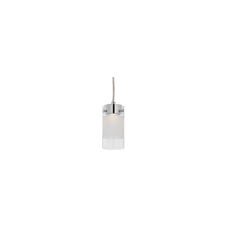 Kuzco Lighting Single Lamp Led Pendant With Frosted Glass 443021CH-LED